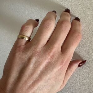 Vintage Gold Cigar Band Ring